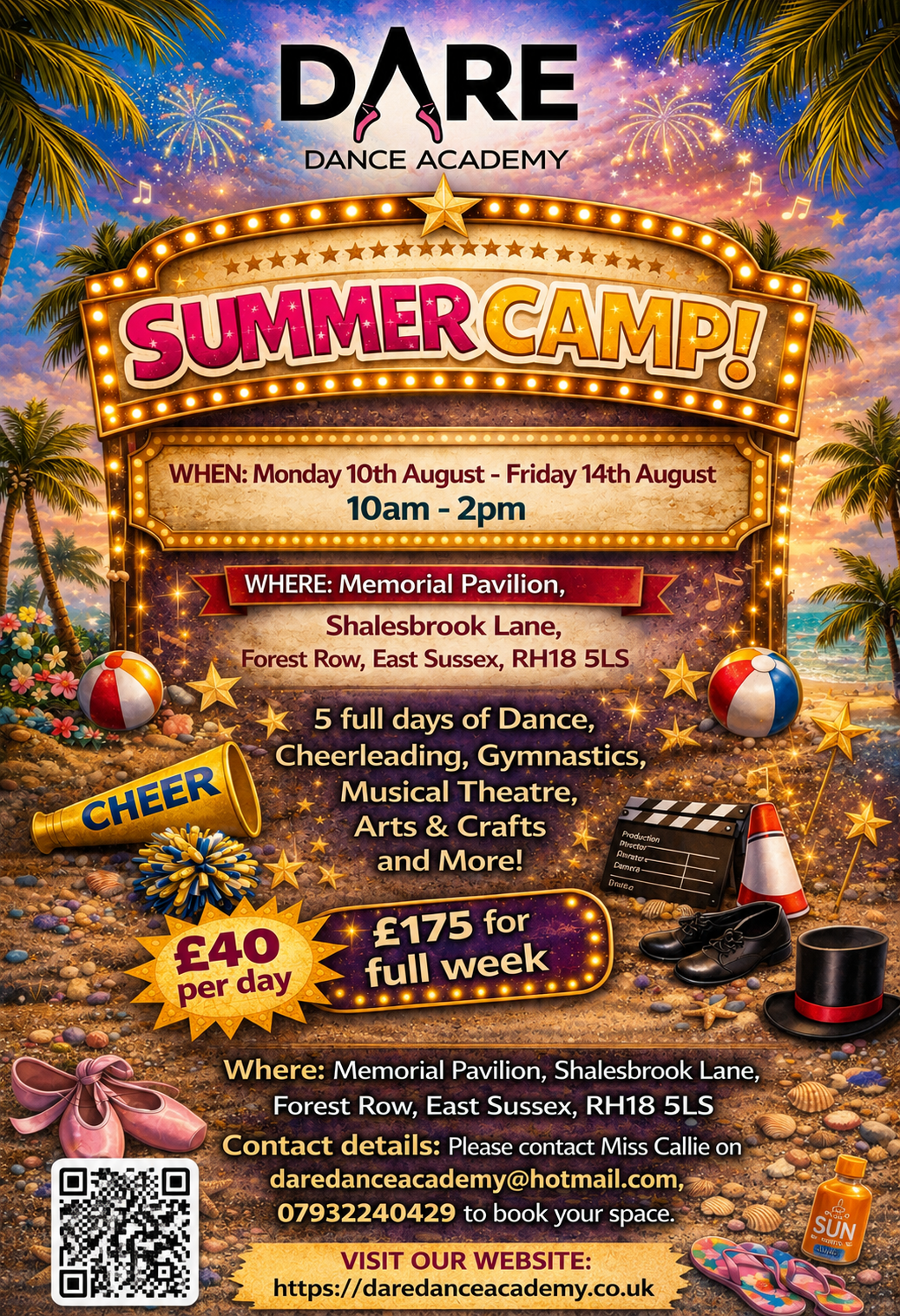 DARE Dance Academy Summer Camp 2025 | Cumnor School (20th–24th July)